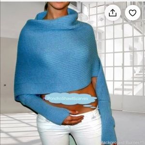 Hand-knit shawl/scarf